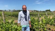 François Ducrot, oenologue vinificateur au domaine de l'Enclos de la Croix à Lansargues